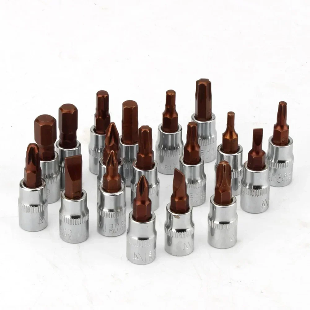 

And Reliable 21Pcs 14in Drive Torx Star Bit Socket For Hex Sockets Ratchet Wrench T10T40 Perfect For Various Situations