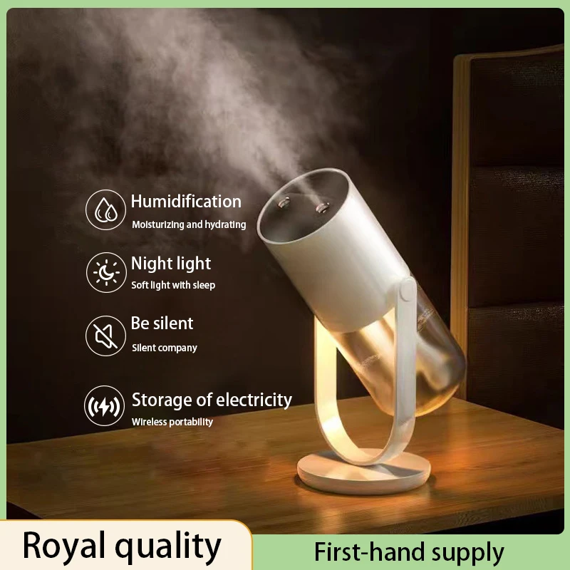 

Portable Home Desktop USB Led Humidifier Mini Air Purifier Double Spray Large Mist Volume Humidifier