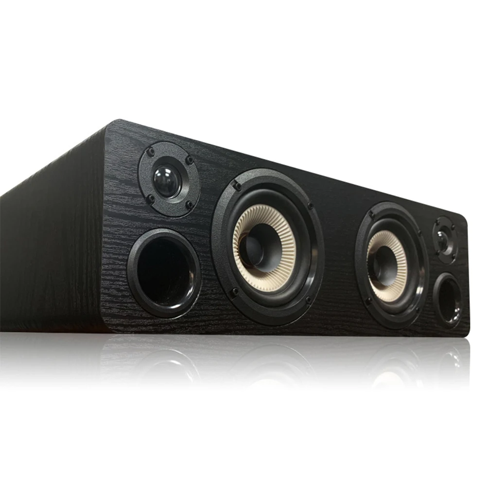 Portable Home Theater Audio Wood Material 90W Powerful Background Music System Active Subwoofer