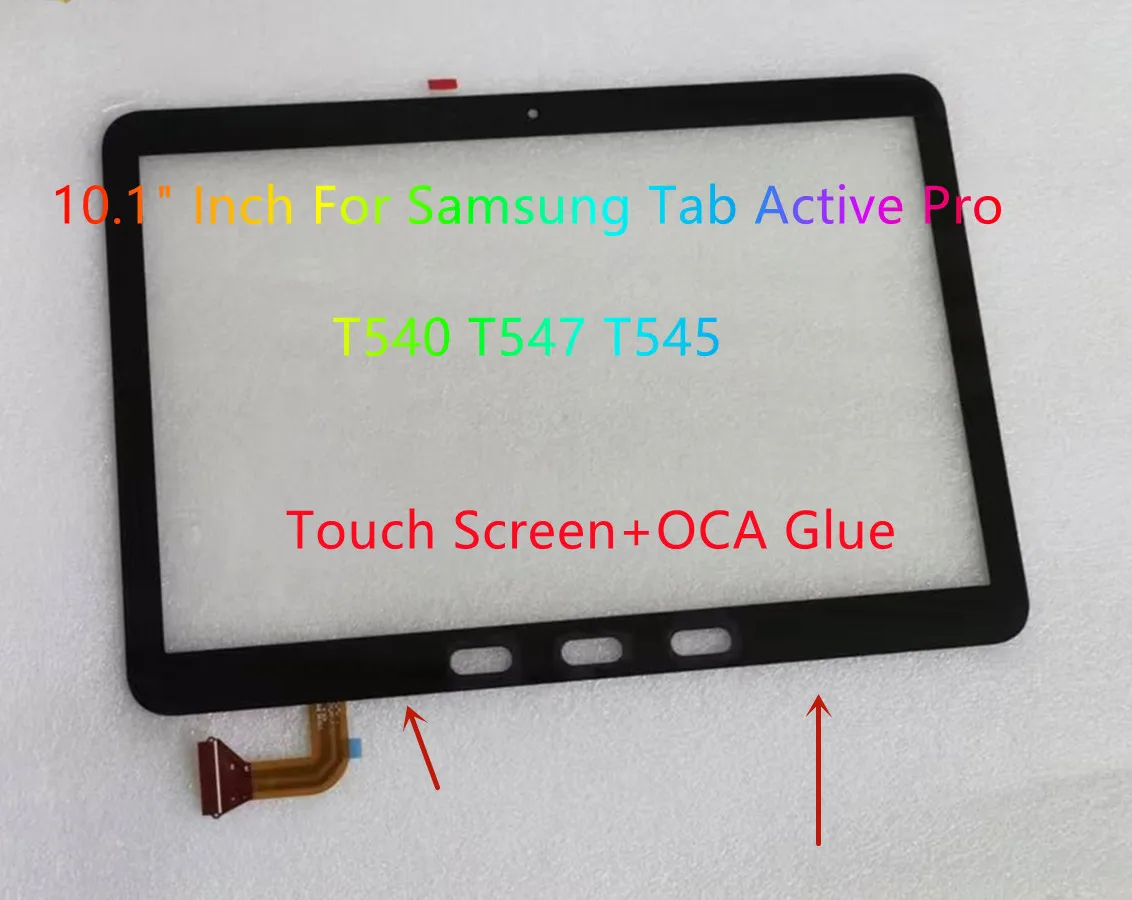 

10.1" Inch For Samsung Tab Active Pro T540 T547 T545 SM-T547 SM-T545 SM-T540 Touch Screen Digitizer +OCA Glue Replacement Tested