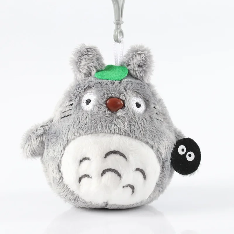 Chat en Peluche Mignon de 12cm, Figurine d'Anime Japonais, Jouet Totoro avec Cuir oral elu Anni, Cadeau d'Anniversaire et de Noël pour Enfant