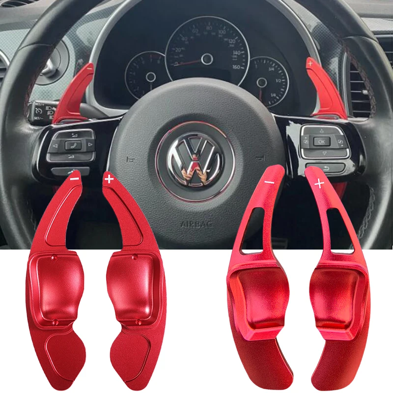 Steering Wheel Paddle Extension Shift Cover For VW Golf 5 6 MK6 GTI R Jetta MK5 Passat B6 B7 CC Polo Sharan Tiguan Seat Leon