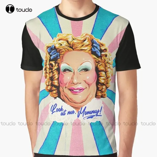 Look At Me Mommy! Jimbo Drag Clown Drag Race Drag Queen Graphic T-Shirt Custom Aldult Teen Unisex Digital Printing Tee Shirts