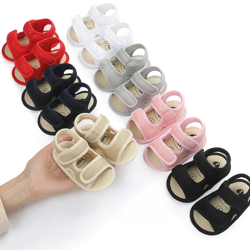 

Baby Anti-Slip Sandal Shoes Newborn Boy Girl Prewalkers Sandal Indoor Toddler Infant Soft Sole Summer Beach Casual Shoes
