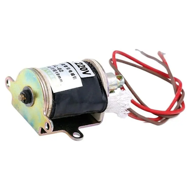DT35 SAL-02 Push-Pull Electromagnet AC 220V 0.2N Tubular Traction Solenoid Remote Control Device For Industrial Automation