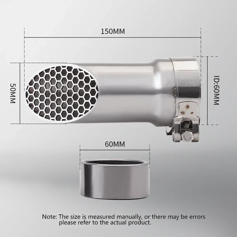 

Motorcycle GP Exhaust System Slip On For Kawasaki Z900 Z900e A2 2017-2022 Stainless Steel Muffler With Mesh N