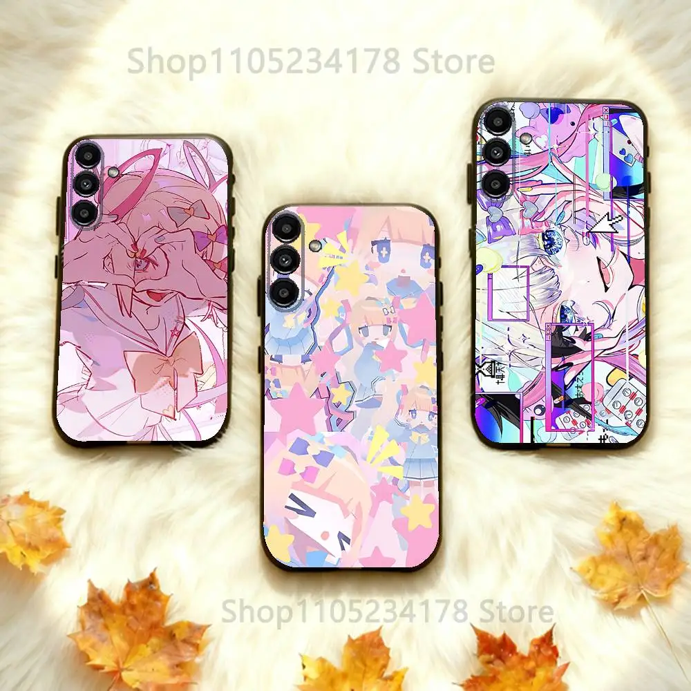 

NEEDY GIRL O-OVERDOSE Phone Case For Samsung Galaxy A73,31,32,72,41,53,52,71,22,5G,Note,J7,8,9 Soft Black Cover