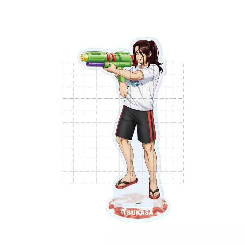 Anime Ishigami Senku Asagiri Hyoga Saionji Ukyo Nanami Ryusui Acrylic Stand Doll Game Figure Model Plate Cosplay Toy for Gift