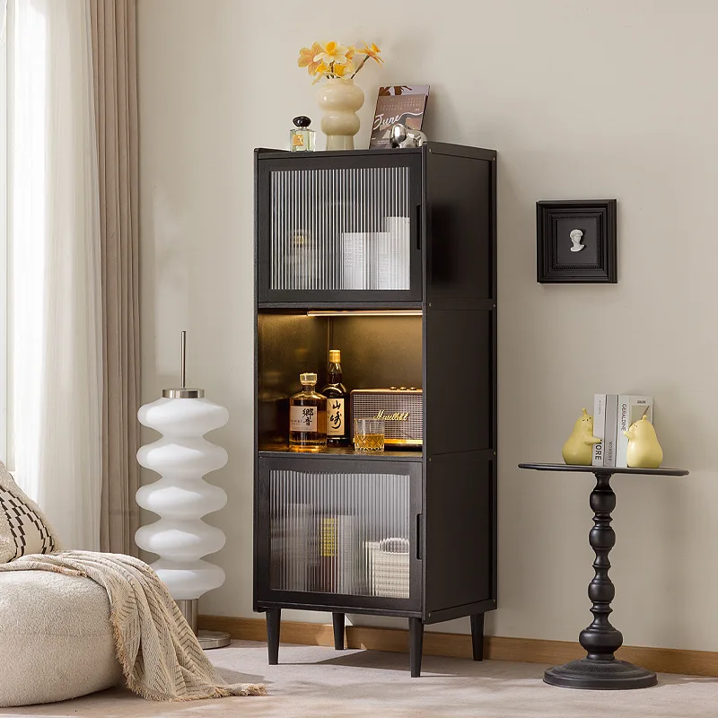

living room, TV side cabinet, storage storage cabinet, figure cabinet, wall crevice narrow dining side