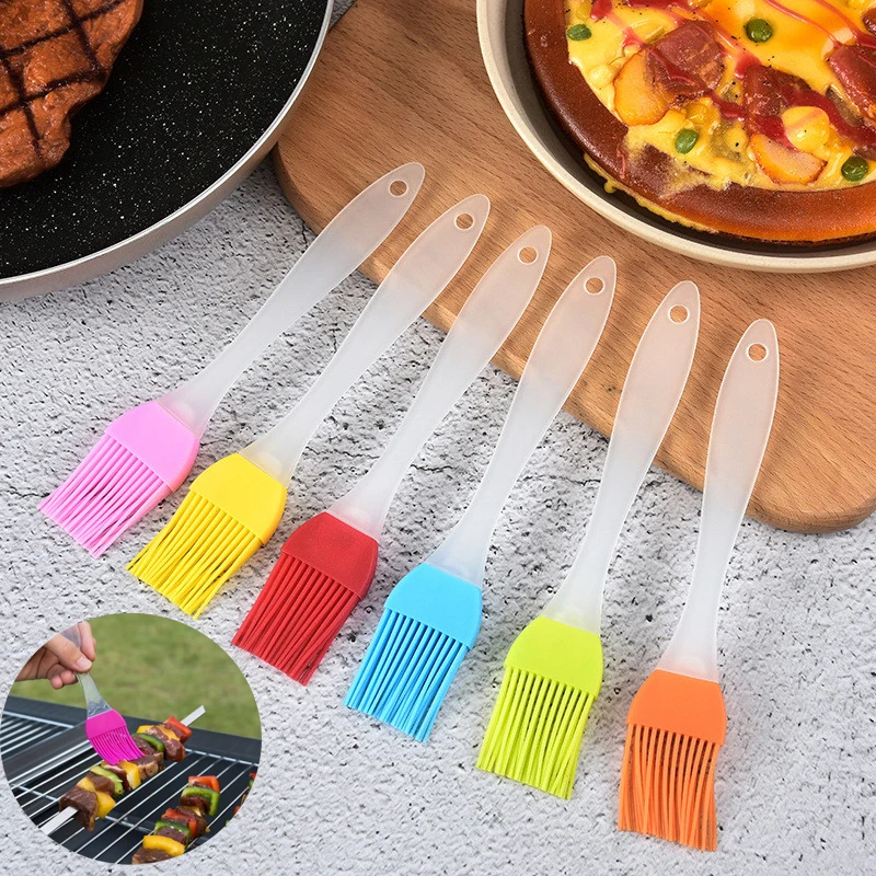 

Silicone Oil Brushes High Temperature Baking BBQ Brush Kitchen Barbecue Tools Outdoor Gadgets Detachable Condiment Tool