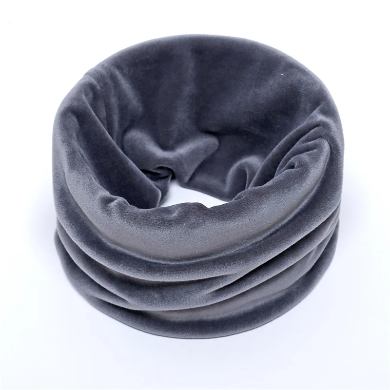 2024 Sciarpa invernale per donna Uomo in pile caldo Anello al collo Sciarpe Maschera da sci Snood Fazzoletto da collo Unisex Solido Moda Colletto finto di lana