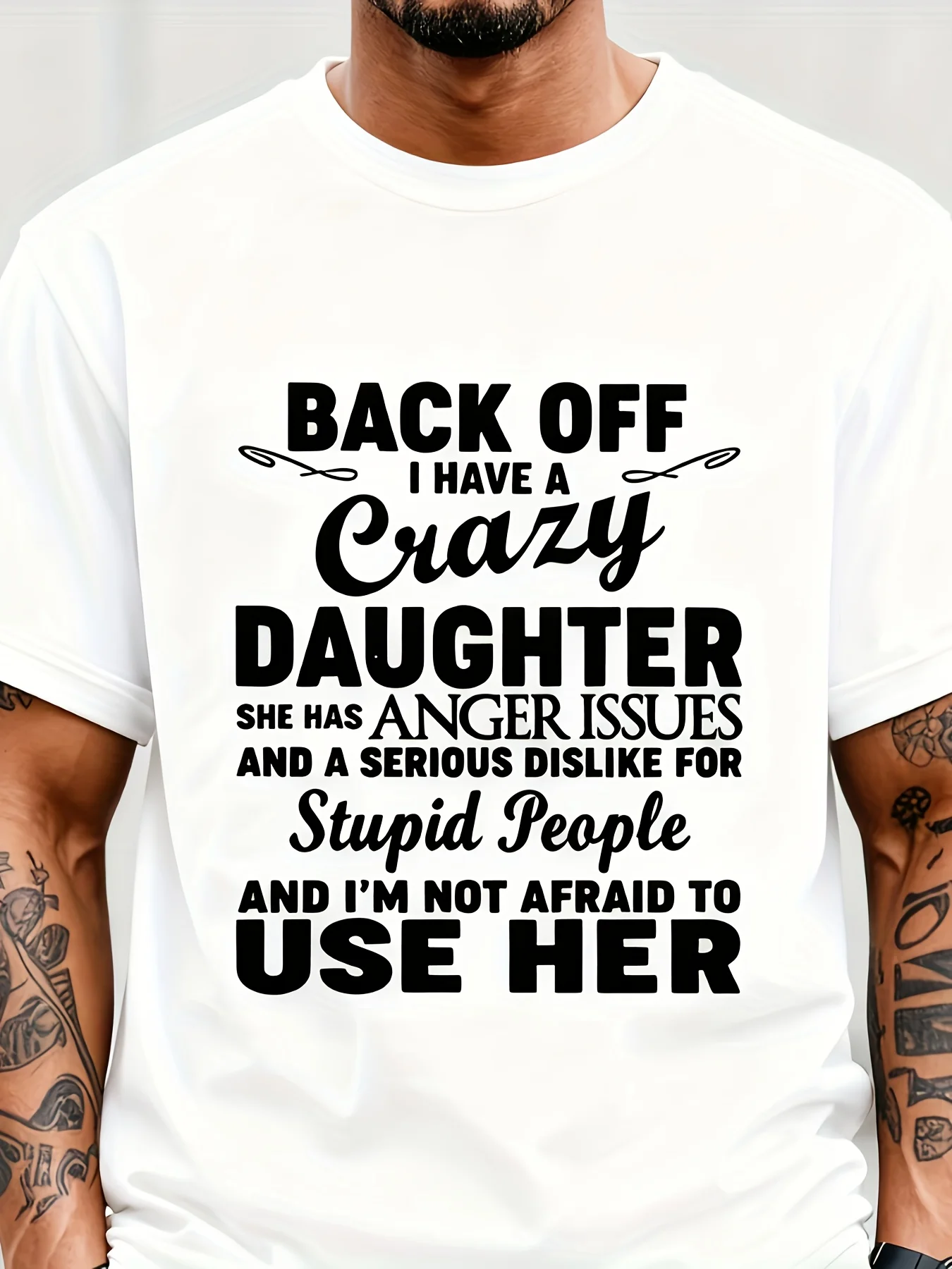 

Модная мужская забавная футболка с шуткой для папы, мягкие дышащие уличные топы унисекс с круглым вырезом, 2026, пуловеры с графическим рисунком