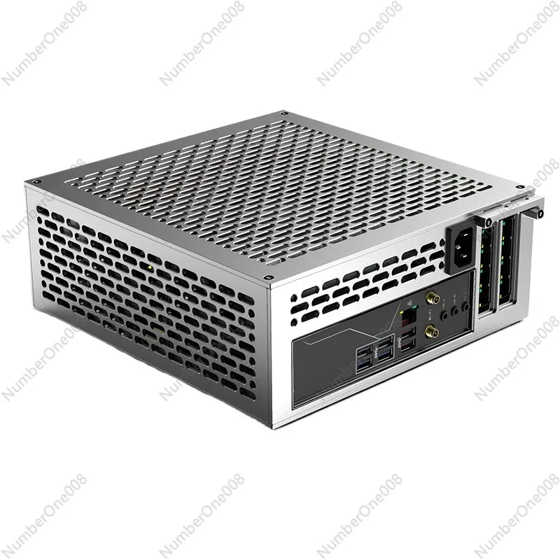 5-liter Mini A24-V5 Dual Slot Single Display 1u Power Itx Chassis, Double-sided Chamfering