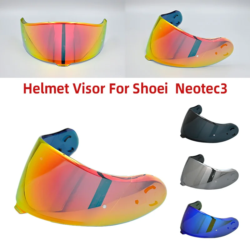 

Motorcycle Helmet Visor for SHOEI Neotec 3 CNS-3C Anthem Grasp Satori Moto Helmet Replacement glass Mirror Lens for Neotec 3