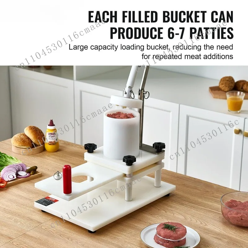 Commercial Burger Patty Machine, 3 Convertible Molds (2/4/5 Inch) Manual Beef Patty Machine