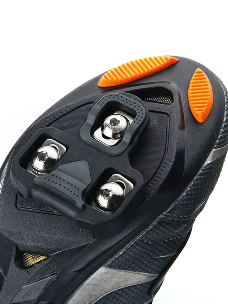 AliExpress rrskit Road Bike Cleats Compatible With Looking Self-Locking System Cycling Pedals Shoes -4.5 Degree Float Bicycle Pedal Accessories