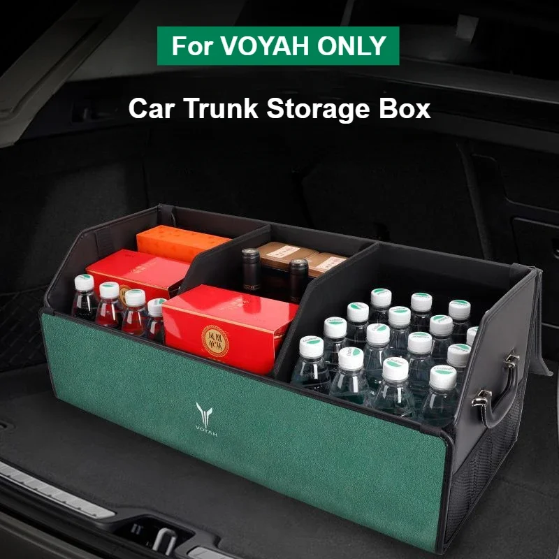 For VOYAH DREAMPOWER Free Courage Zhuiguang Pursuit of Light I-Cozy Car Trunk Organizer Car Trunk Storage Box Accessories