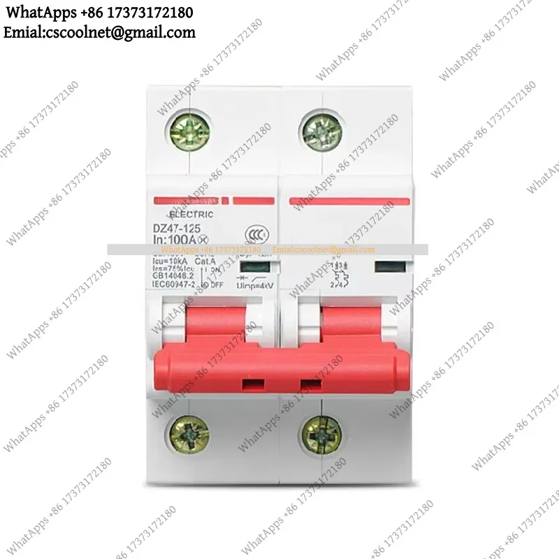 JS01 25A Mini Circuit Breaker 2P Rail Mount DZ47s Compact Copper Material Lithium Protection Electrical Accessories
