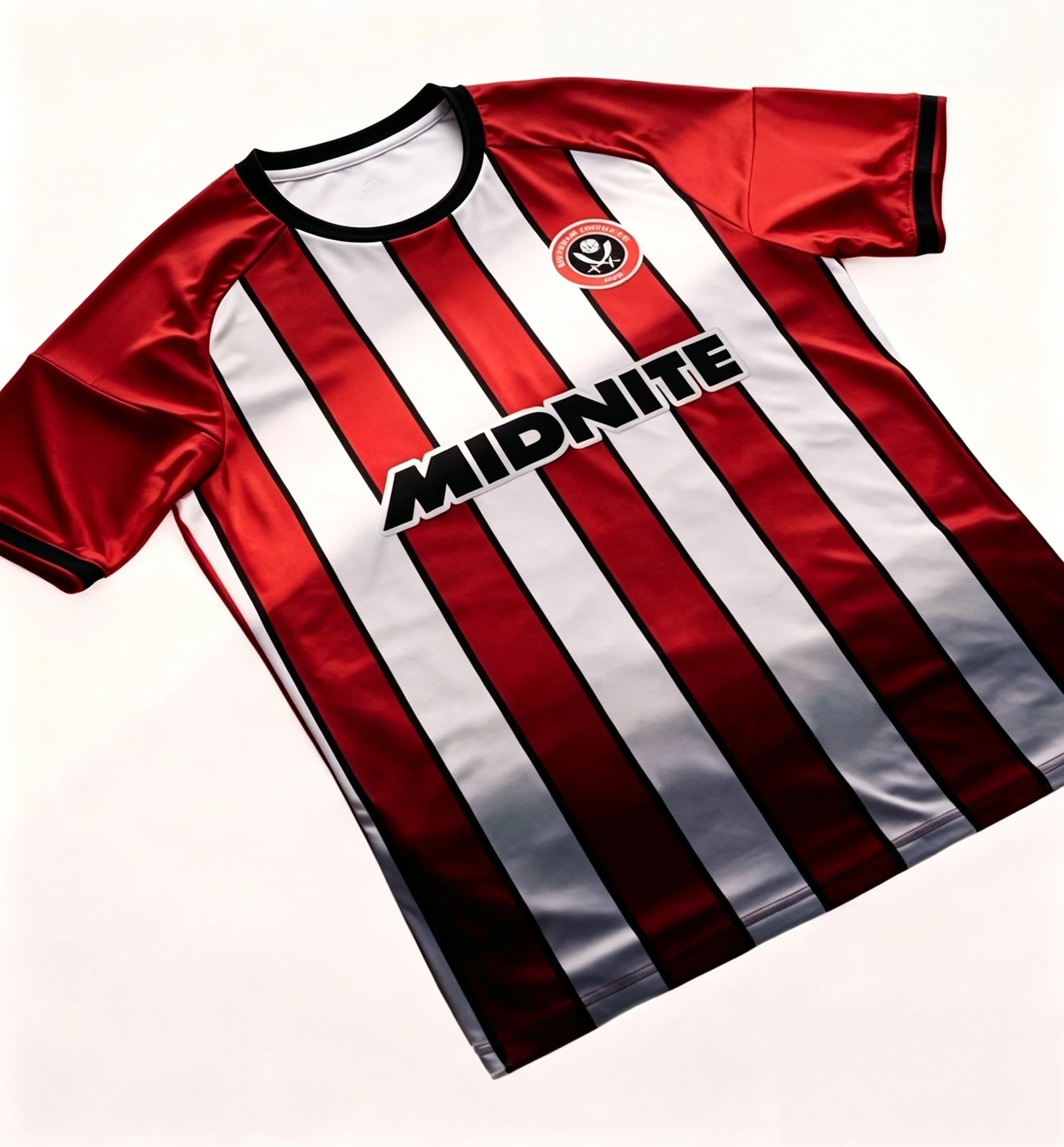 26-27 Neues Sheffield Fußballtrikot Bedruckt Schnelltrocknend Lässiges Alltags-Sportshirt Herren Kurzarm-Oberteil T-Shirt Familien-Partnerlook