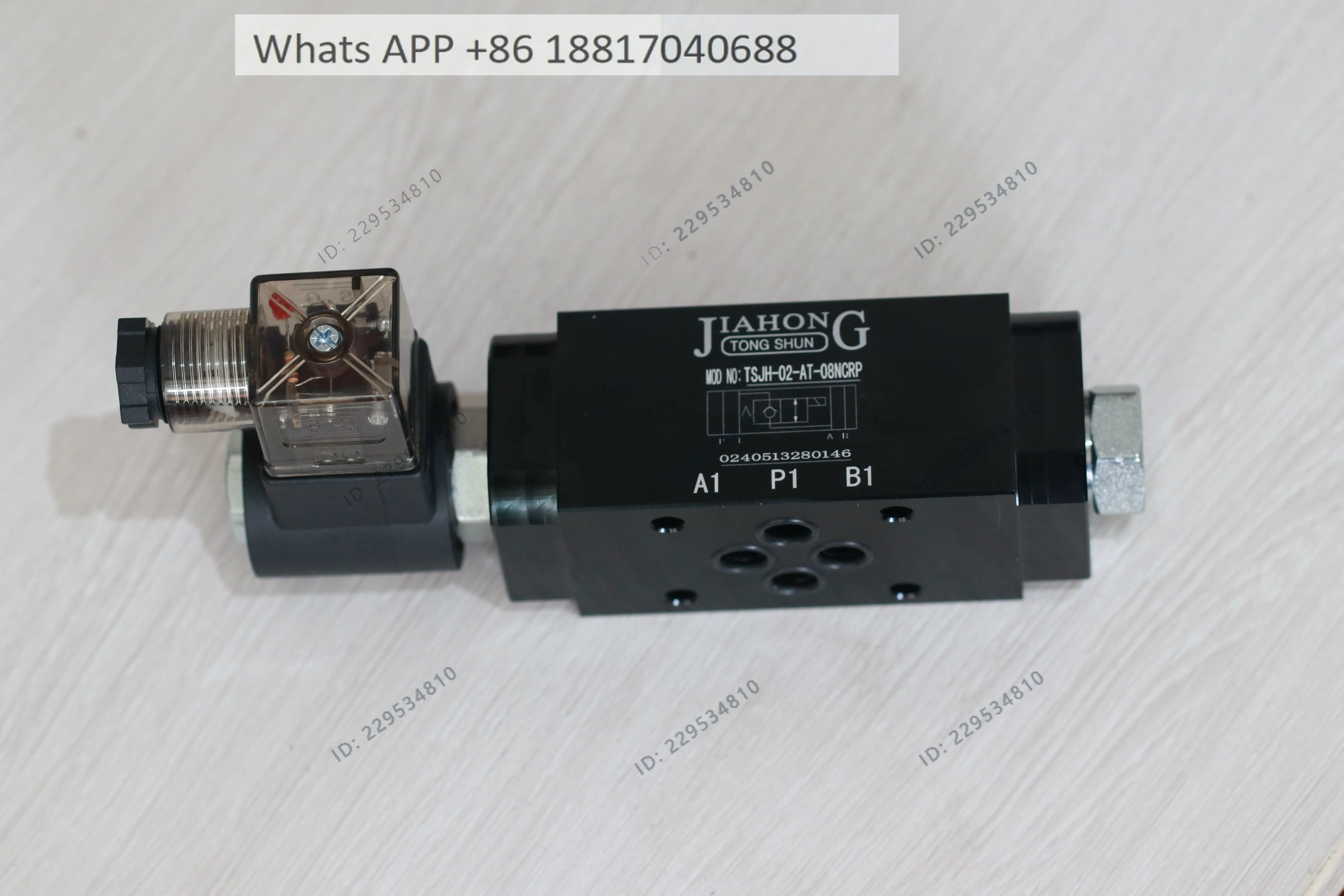 V2071 Stacked Solenoid Pressure Maintaining Valve Hydraulic Electric Check Valve V2071-A/B /220v/24v/