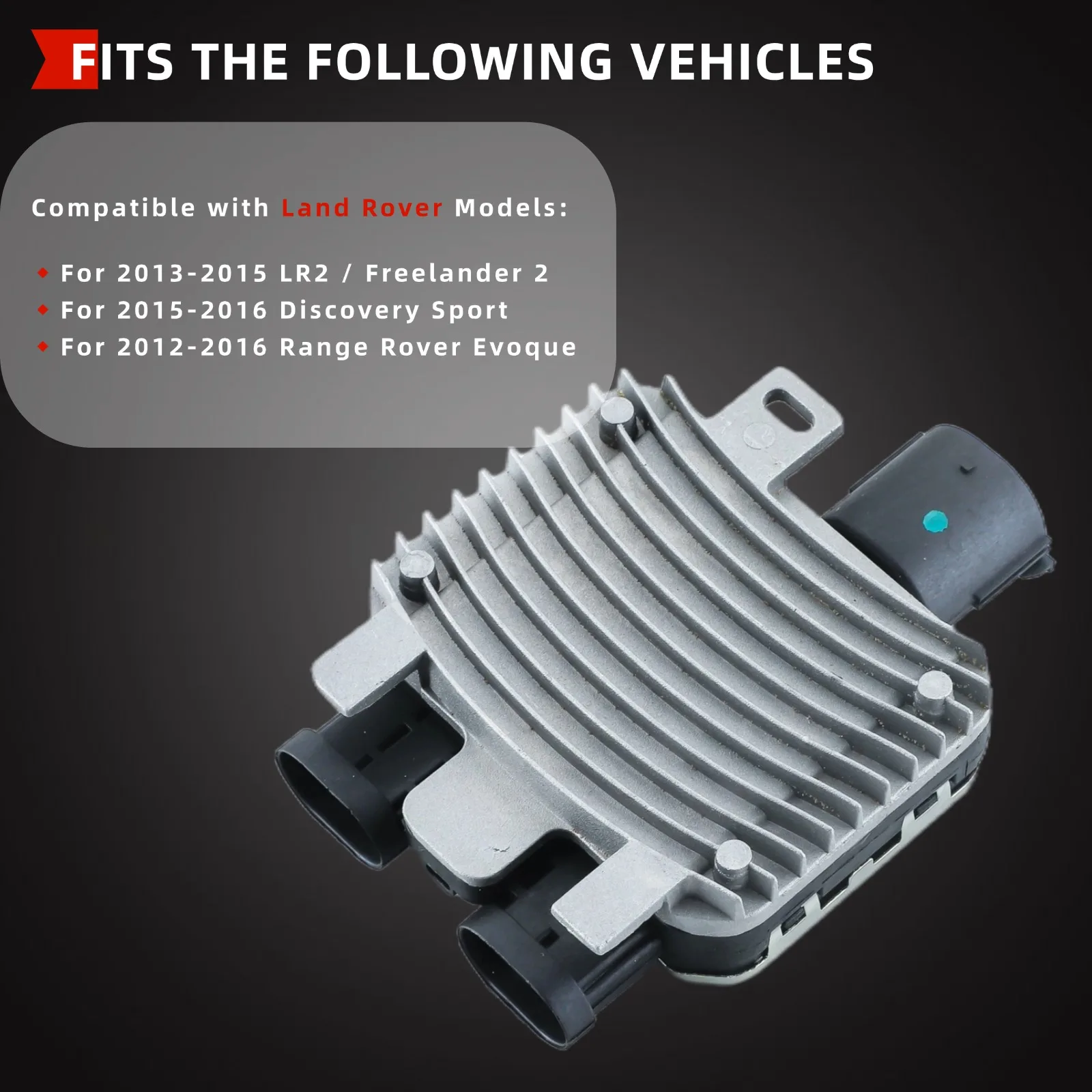 LR100364 LR045248 พัดลมระบายความร้อนเครื่องยนต์โมดูลควบคุม Fit สําหรับ Land Rover LR2 & Freelander 2 Discovery Sport Range Rover Evoque
