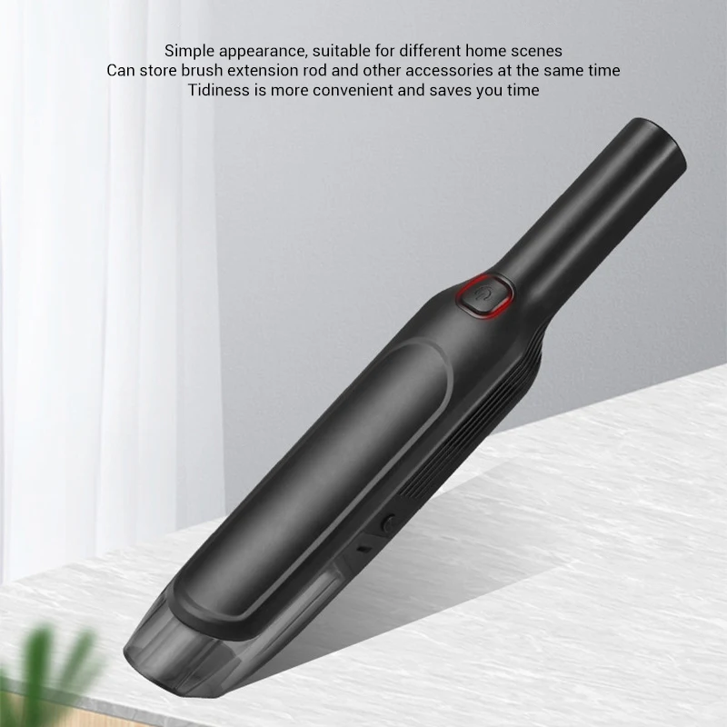 6KPa Handheld Vacuum Cordless Small Portable Vacuum Cleaner, Mini Rechargeable Vacuum Lightweight Car Cleaning Powerful Suction