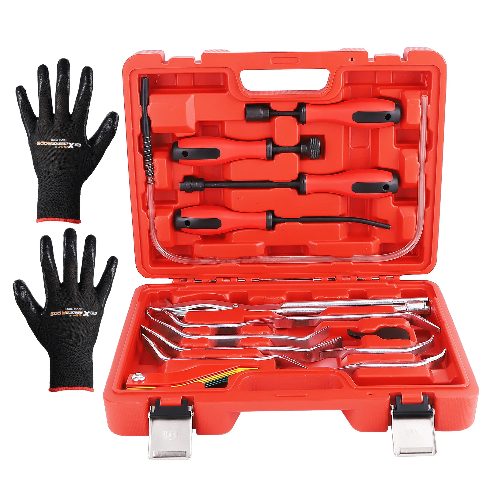 

15 Piece Drum Brake Tool Kit with Brake Spring Compressors Brake Spring Pliers