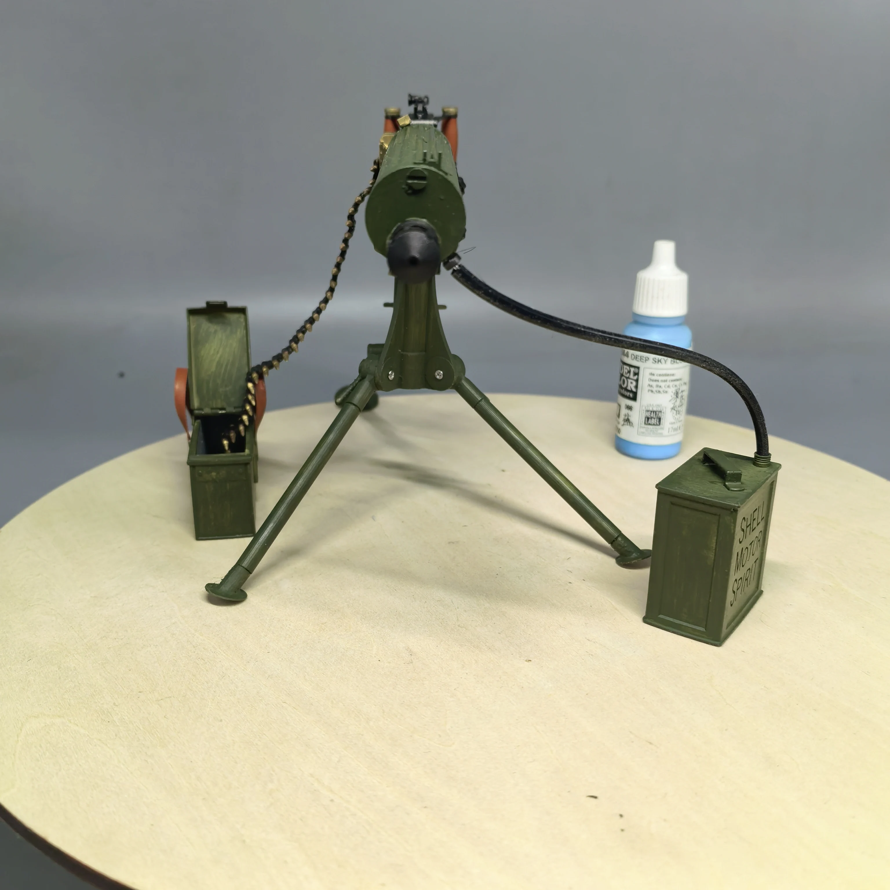 1/6 ثلاثية الأبعاد مطبوعة فيكرز آلة ثقيلة مسدس لعبة نموذج عالية التفاصيل مصغرة لشخصيات العمل 12 بوصة قابلة للطلاء تحصيل