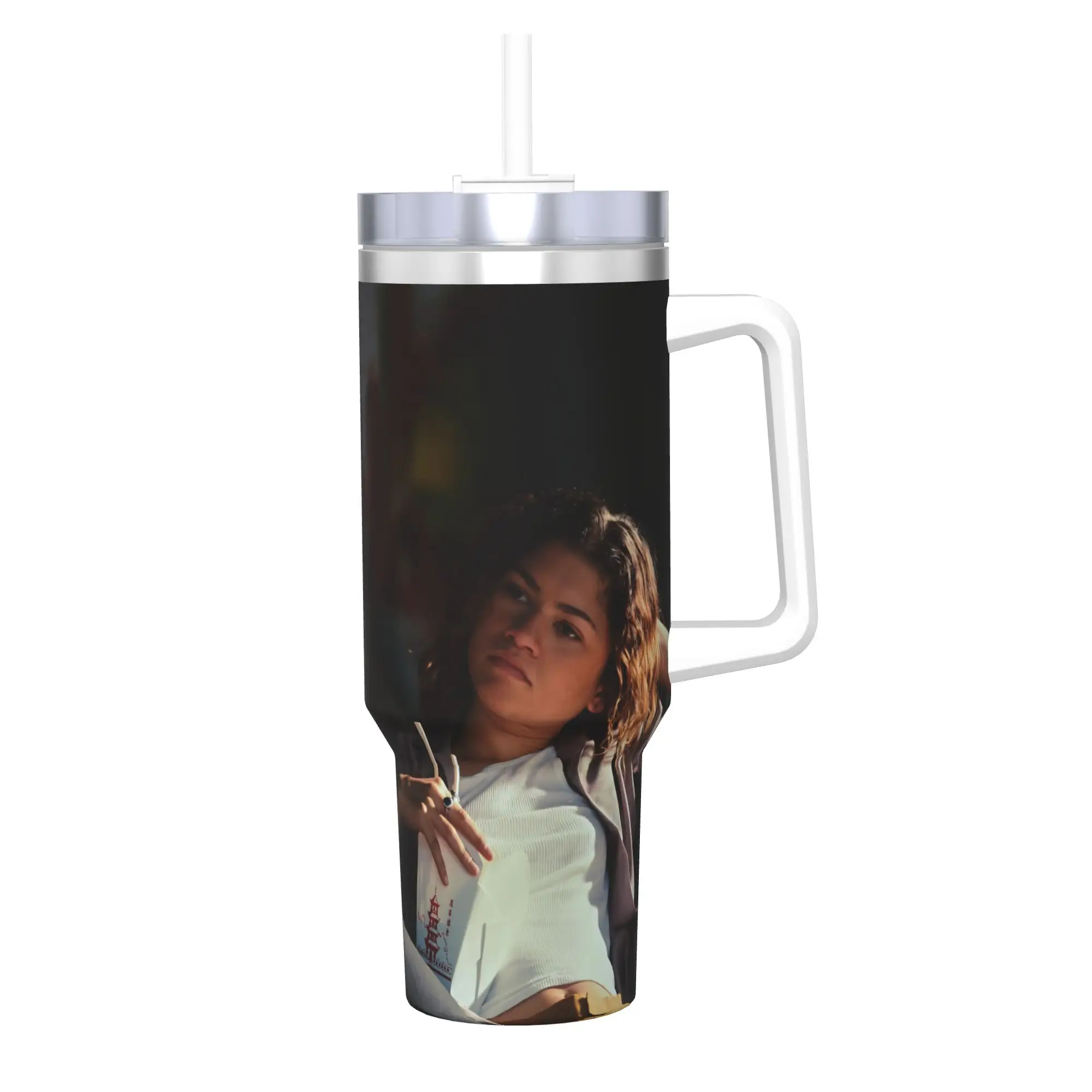 Euphorias Saison 3 – Gobelet isotherme sous vide en acier inoxydable à double paroi, tasse à café, bouteille d'eau 40oz