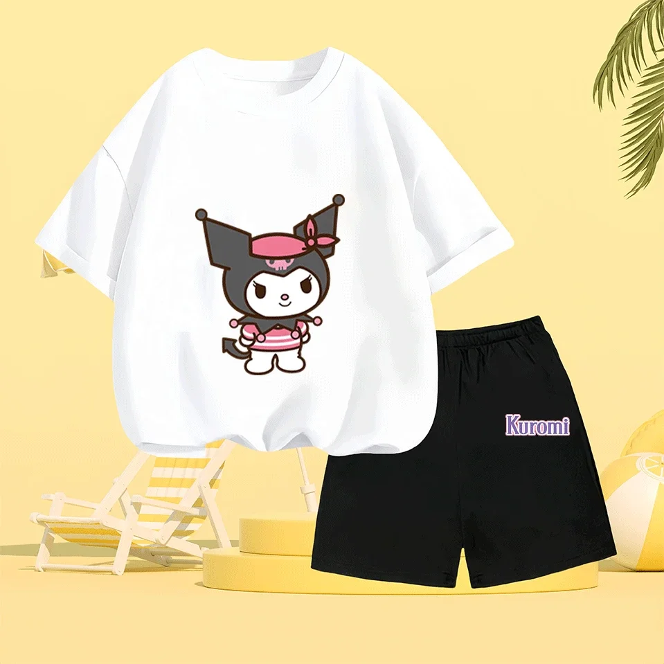 2026 Summer Fashion Hot Sale Kuromi Cartoon Print Cotton T …