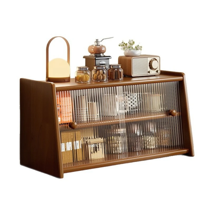 

tea set storage cabinet dining side cabinet countertop coffee holder desktop water tea cup dining table rack