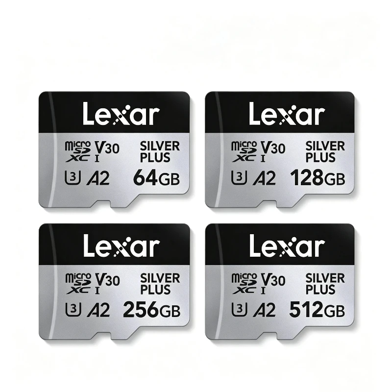 Lexar Micro SD Card 205MB/s Read High Endurance UHS-I Shockproof Class 10 Temperature Proof 150MB/s Write V30 U3 A2 256GB 128GB