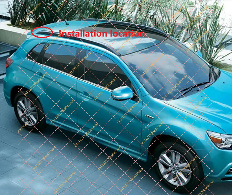 Rear Right Roof Rack Rail End Cap Cover for Mitsubishi ASX RVR Outlander Sport 2011-2020 RH Side Luggage Carrier Trim Plug