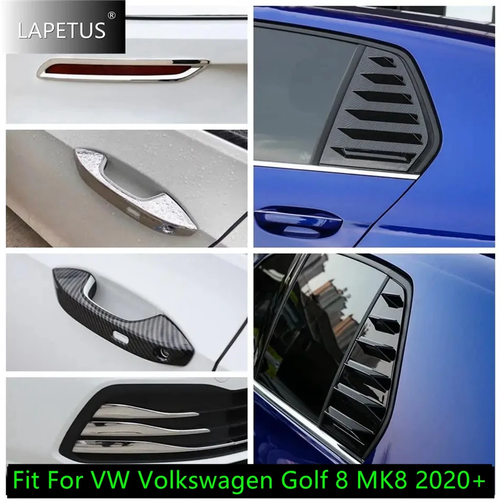 

Rear Window Louver Shutter Side Vent / Fog Lights / Handle Cover Trim For VW Volkswagen Golf 8 MK8 2020 - 2024 Auto Accessories