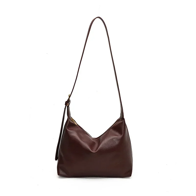 Bolso Retro, de gama alta, de nicho, informal y versátil para mujer, bolso de hombro de gran capacidad para ir al trabajo a la moda, bolsos para mujer