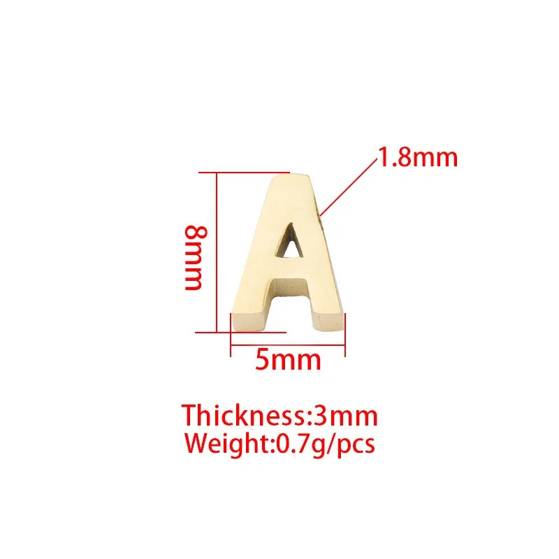 

20 шт., нержавеющая сталь, 1,8 мм, зеркальная полировка, подвеска с буквами, модные аксессуары, подвеска, оптовая продажа