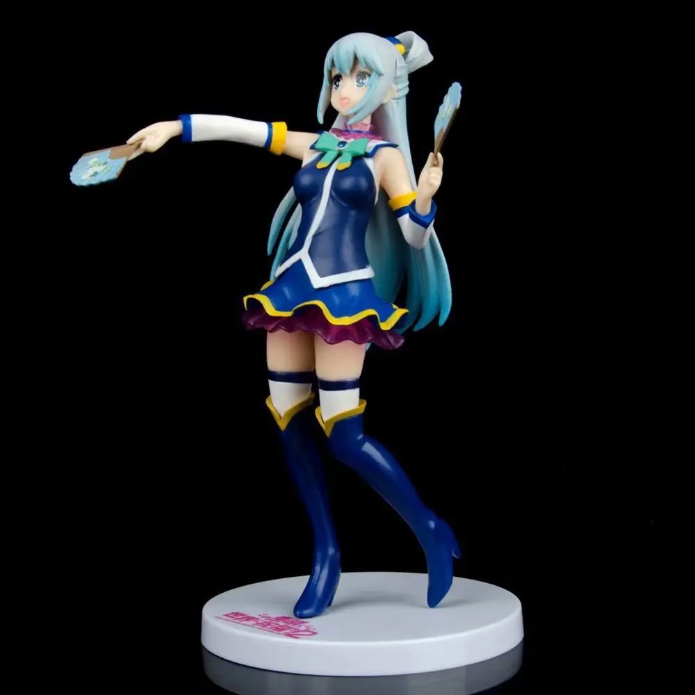 Anime Kono Subarashii Sekai ni Shukufuku o! Aqua Action Figure PVC Collection Model Doll Hobby Toys Desktop Decrations 20cm