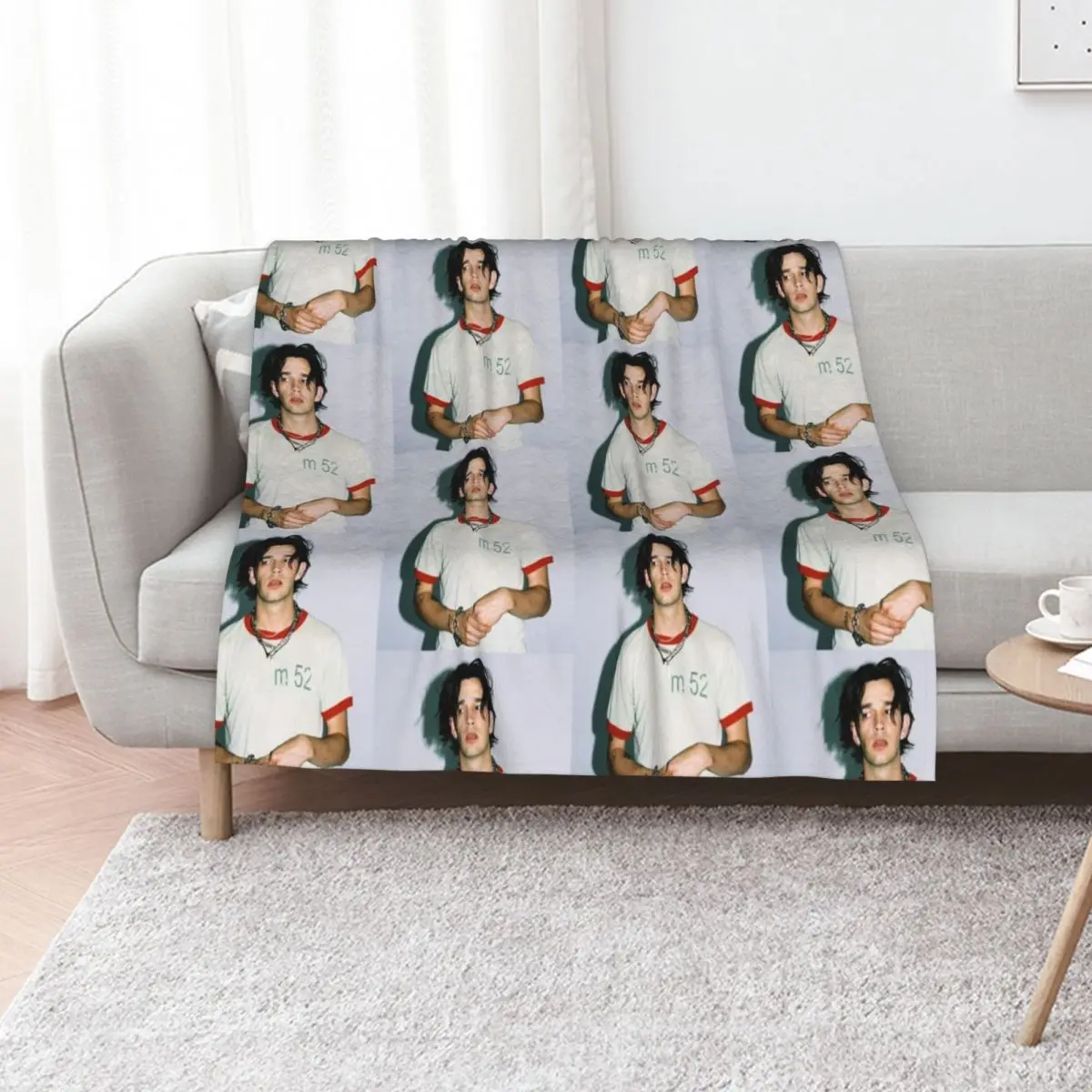 

Matty Healy Throw Blanket warm for winter Luxury Thicken Luxury Throw cosplay anime Blankets
