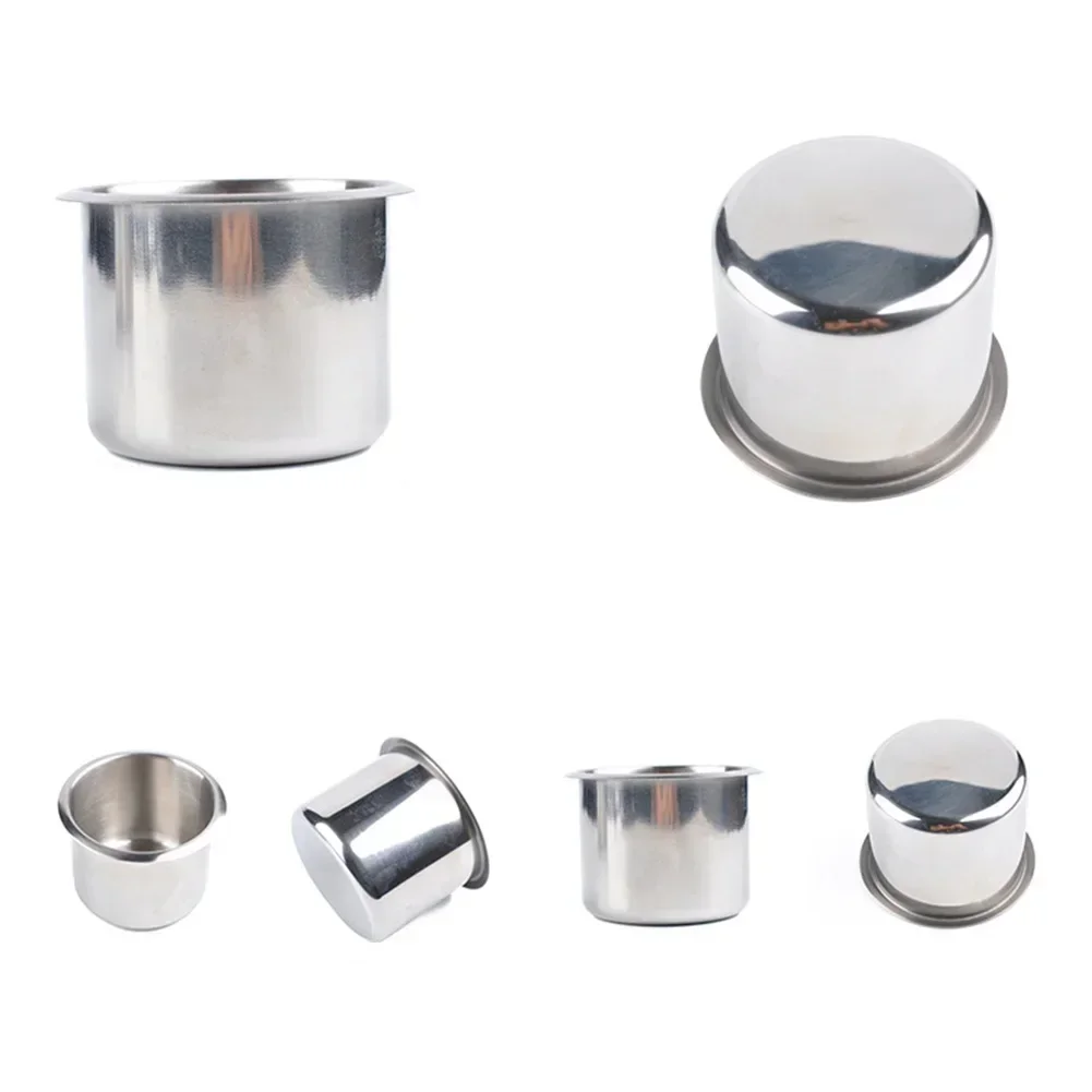 1 قطعة حامل مشروبات حامل الكأس قارب الفولاذ المقاوم للصدأ تخزين شاحنة العالمي العربة ل البحرية الداخلية اكسسوارات 68 مللي متر * 55 مللي متر #2