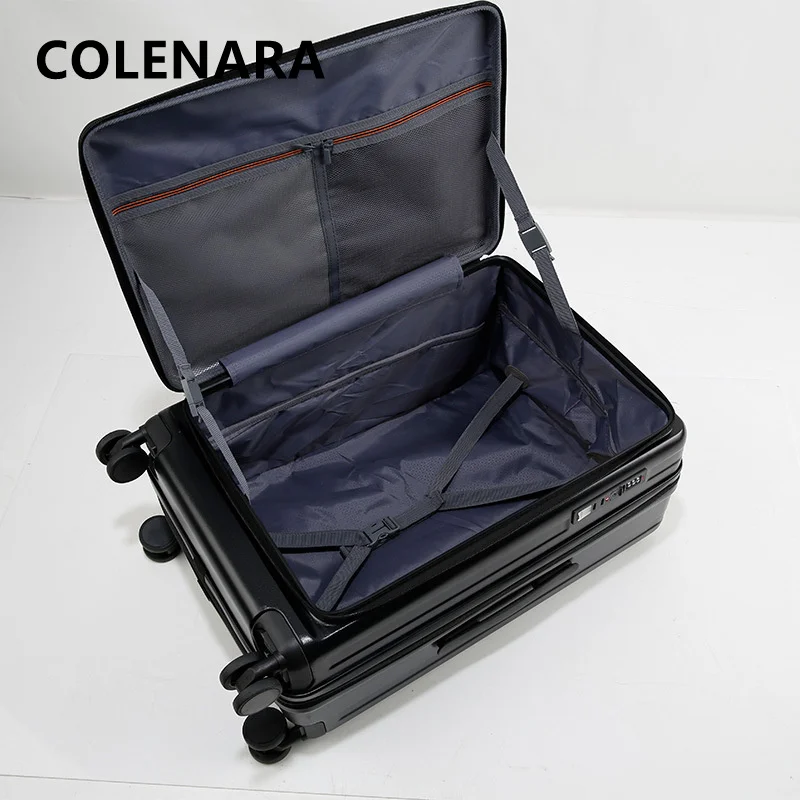 COLENARA Travel Luggage ABS + PC Boarding Box Large Capacity Trolley Case 20