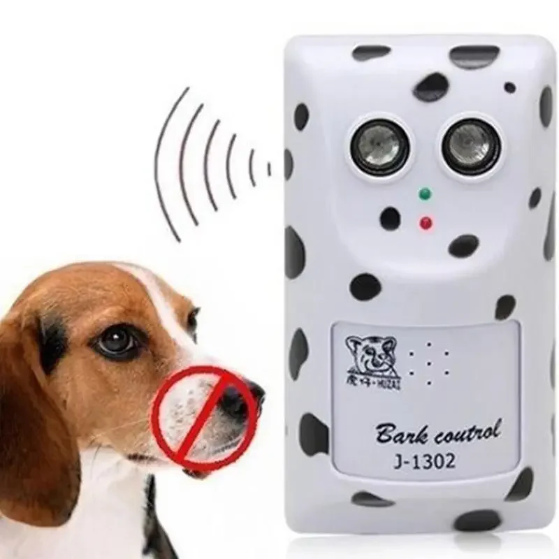 Dog Anti Bark Training Device Ultrasonic Dog Repeller Trainer Training Equipment Dog Anit Barking Training Clicker Pet Supplies