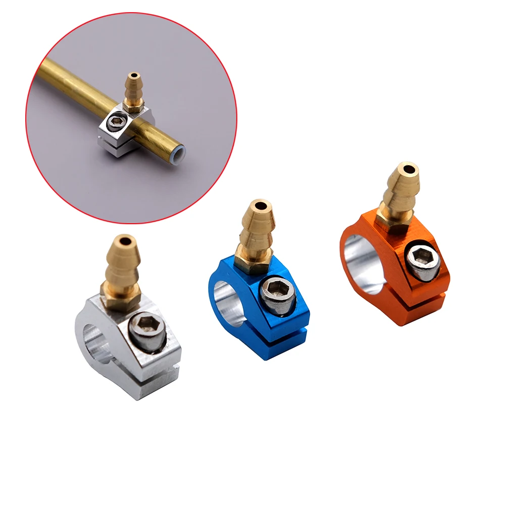 RC Boat 6/7/9mm Brass Tub Drive Shaft Refuel Nozzle Oil Fuel Lubricating Clip Clamps For 4mm/4.76mm/6.35mm Flexible Parts