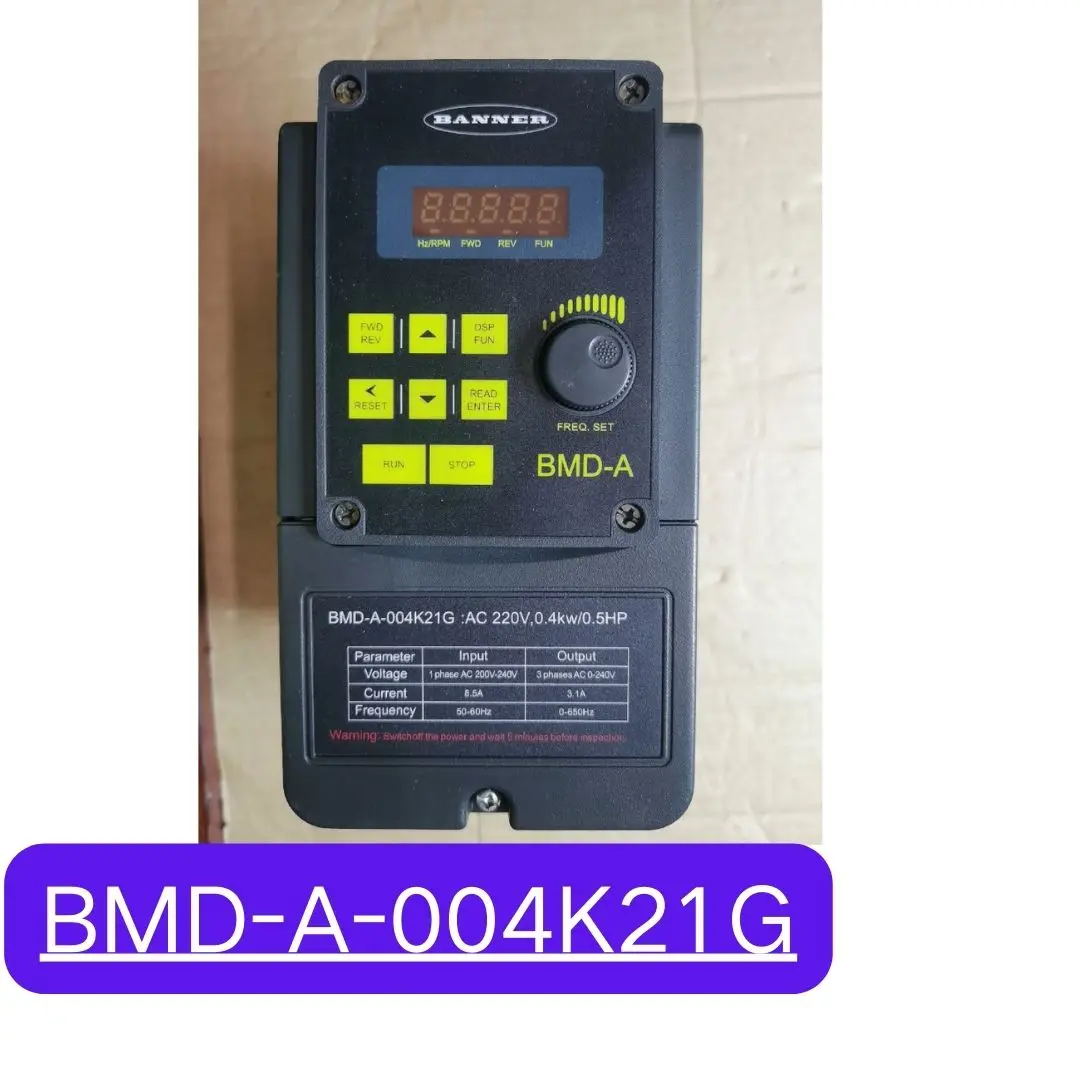 

Used BMD-A-004K21G Inverter 0.4KW Test OK Fast Shipping