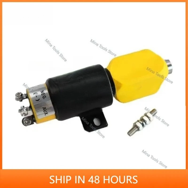 Excavator accessories are suitable for 135,920,150 excavator flameout solenoid valve switch 3864274