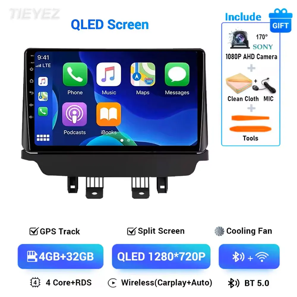 Android 15 Voor Mazda CX-3 DK Mazda 2 DJ 2014-2023 Multimedia Speler Radio Stereo Head Unit GPS Navigatie 4G WIFI BT DSP DVD - afbeelding 1