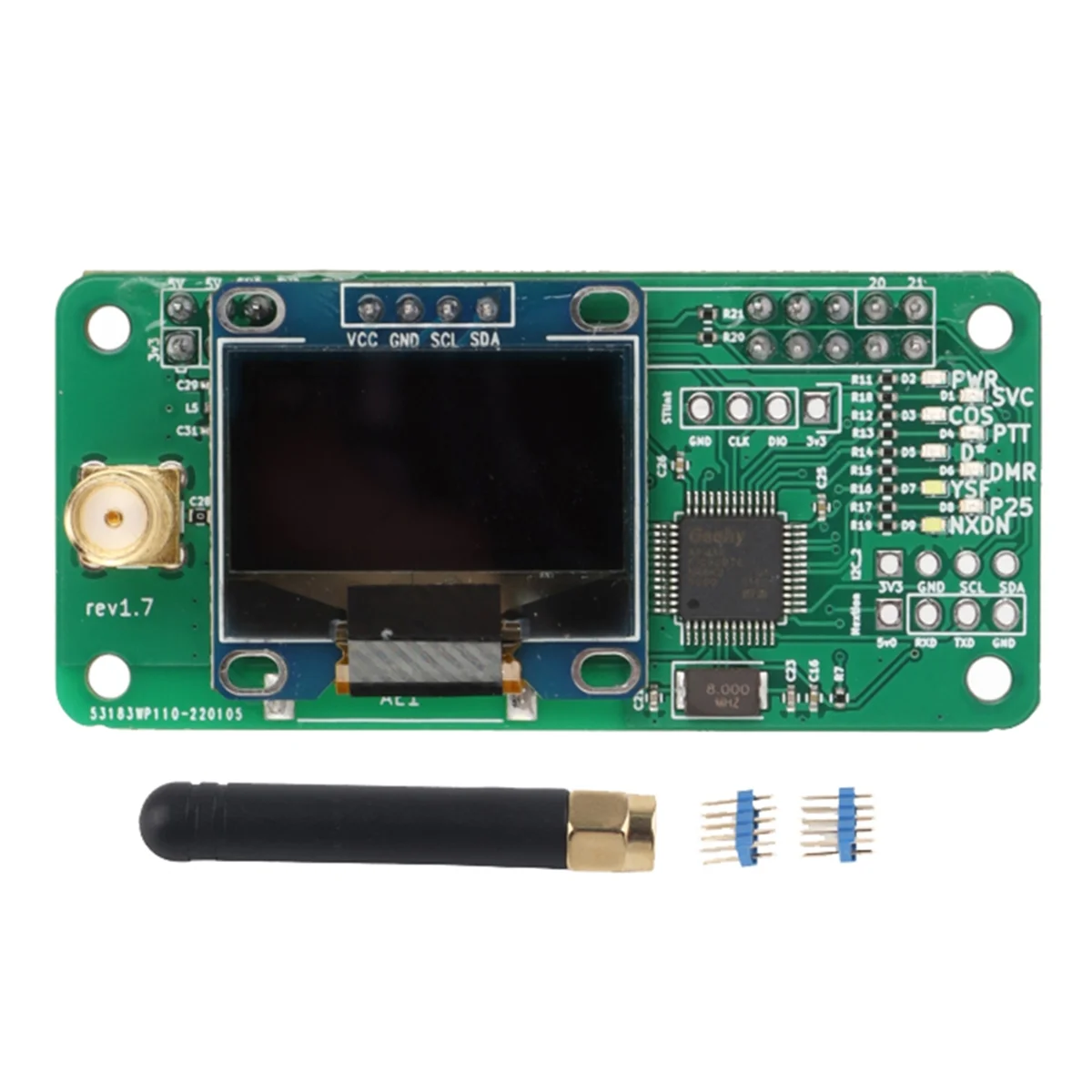 For Raspberry Pi Extended MMDVM Hotspot OLED MMDVM DMR P25 YSF DIY Multi-Function Convenient Loose Parts