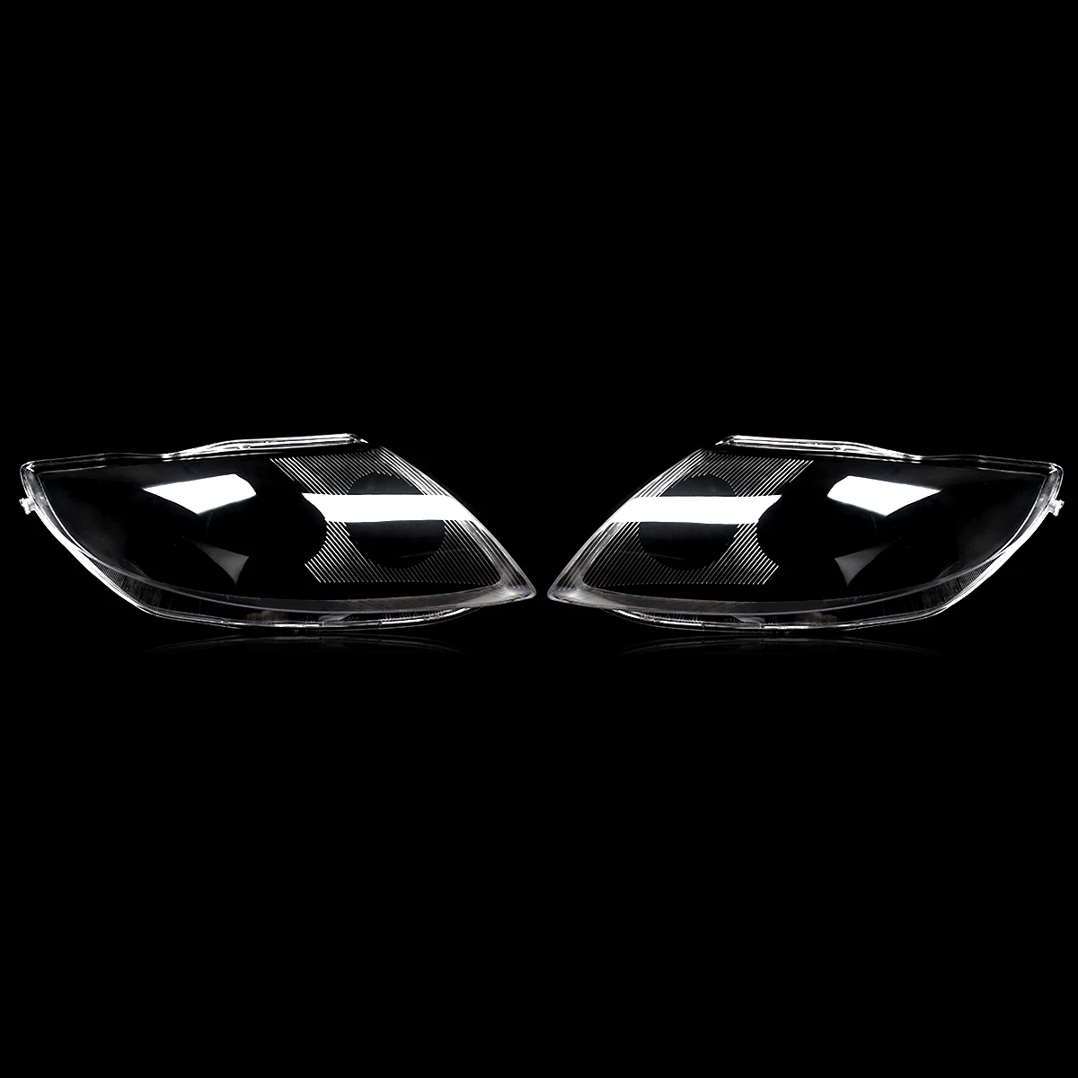 Links & Rechts Auto Koplamp Cover Lens Transparant Glas Koplampen Lampenkap Lamp Shell Past BMW Z4 E85 2003-2008 helder - afbeelding 1