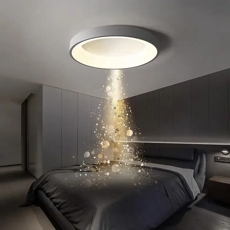 

Simple Modern LED Living Room Ceiling Lights Restaurant Bedroom Warm Study Romantic Lamp Creative Round Rqaure Fixtures Lustres