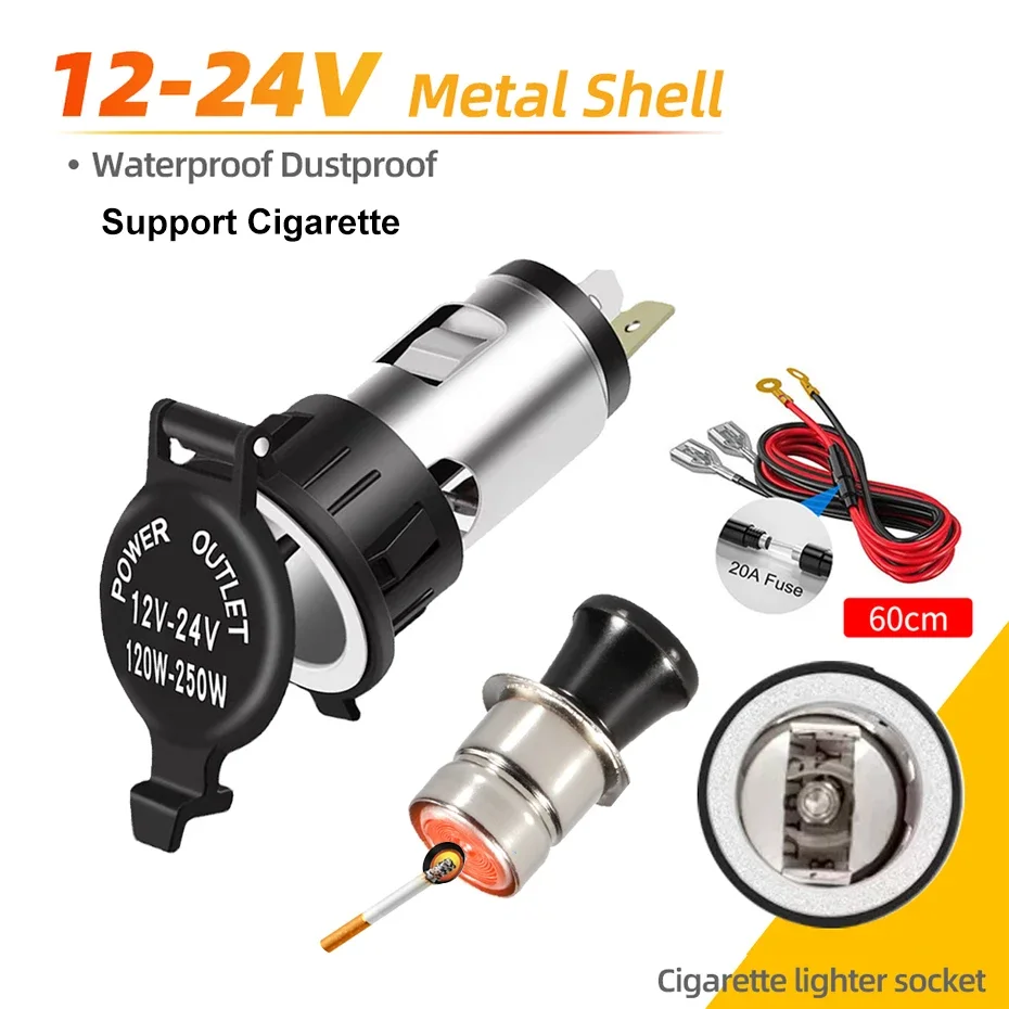 cigarette lighter dc to ac inverter OPL5 Car Power Inverter 120W 12V 24V DC to 110V AC 4 USB Ports Car Charger  Adapter with 3 AC Outlets Dual Cigarette Lighter, Digital LED Display Quick  Charging 3.0 for Phones Tablets PC Laptops (120W) : Automotive