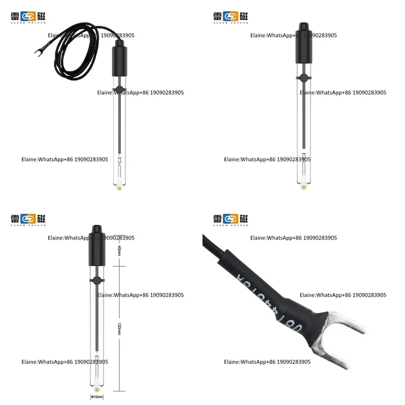 232-01 Reference Probe Glass Shell Factory Price Reference Electrode Sensor U Insert Plug for ISE, ph signal Electrode